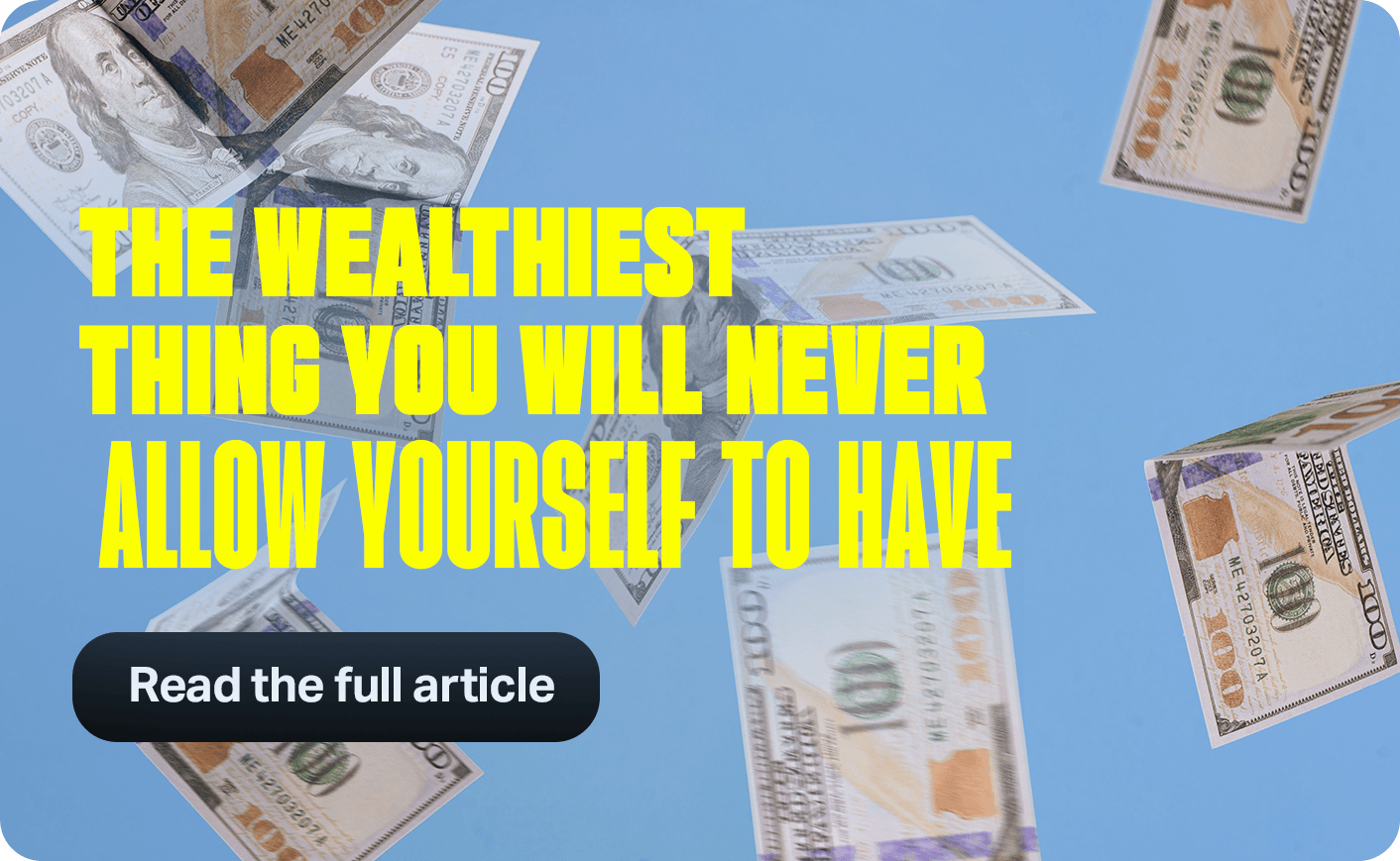 The wealthiest thing