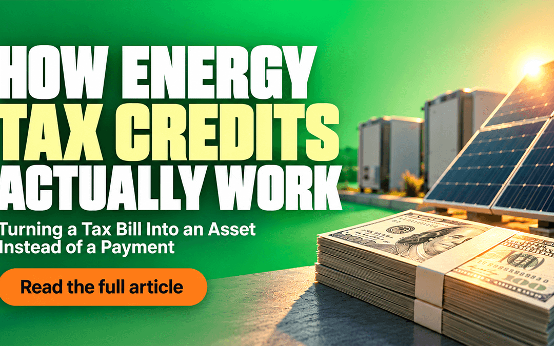 How Energy Tax Credits Actually Work